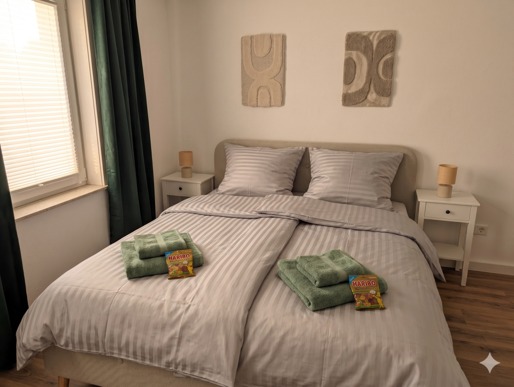 Ferienwohnung Hallenberg Abendruhe Schlafzimmer